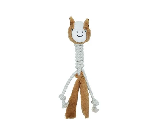 Bud'z - Peluche - Avec Corde - Cheval à Long Cou