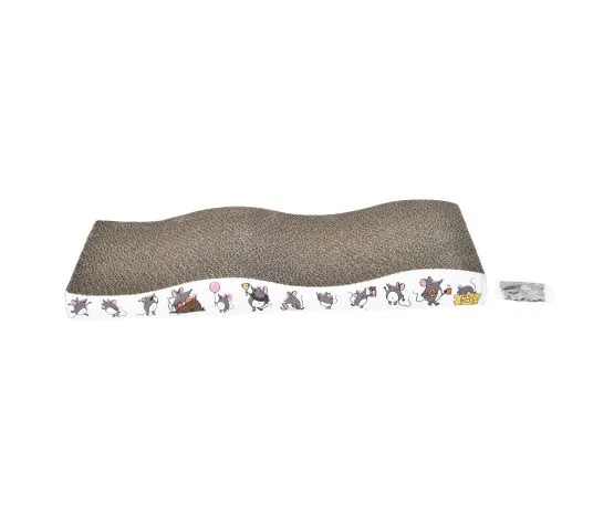 Bud'z - Boite à Gratter - Avec Sachet D'herbe à Chat - Souris