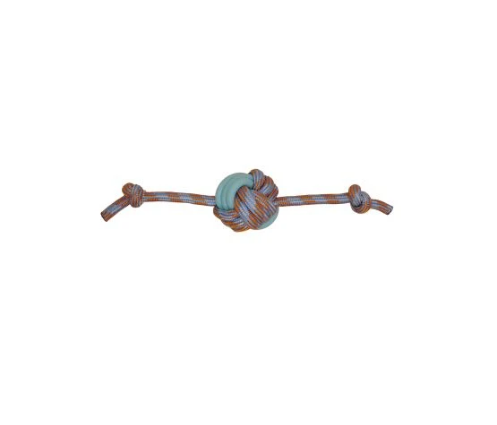 Bud'z - Jouet - Corde Flottante - Pomme de Tourline - Orange et Bleu
