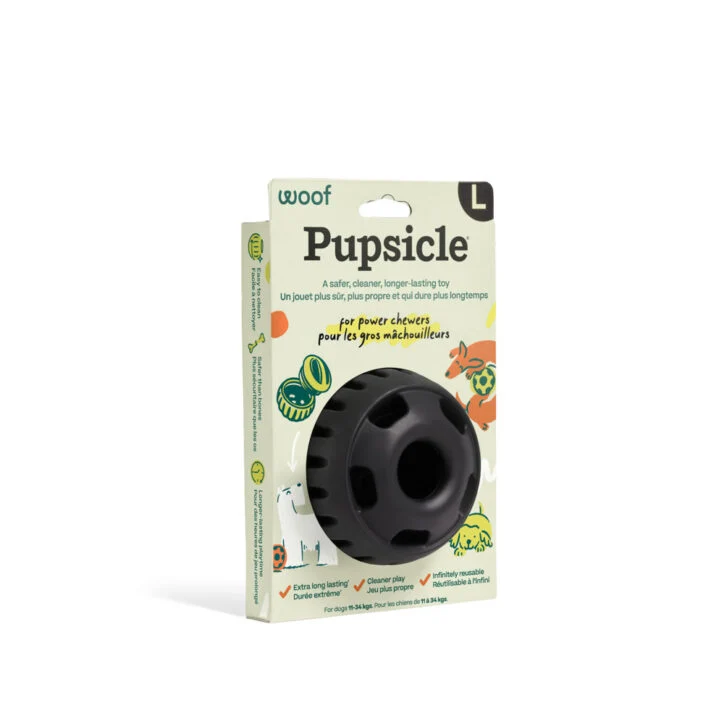 Woof Pet - Pupsicle - Power Chewer - Noir - Large