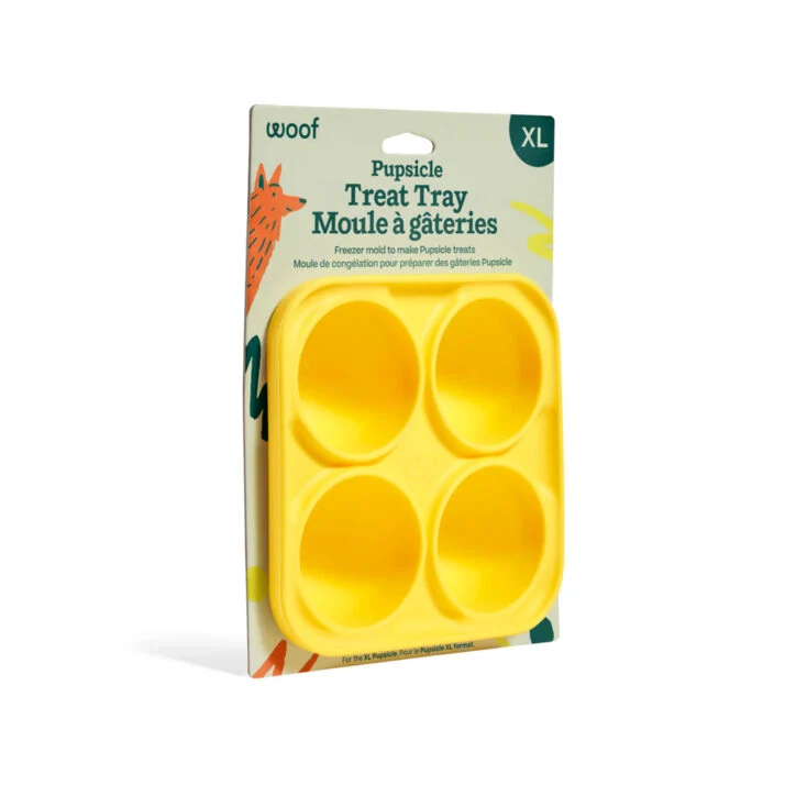 Woof Pet - Moule à Gâteries - Pupsicle - Jaune