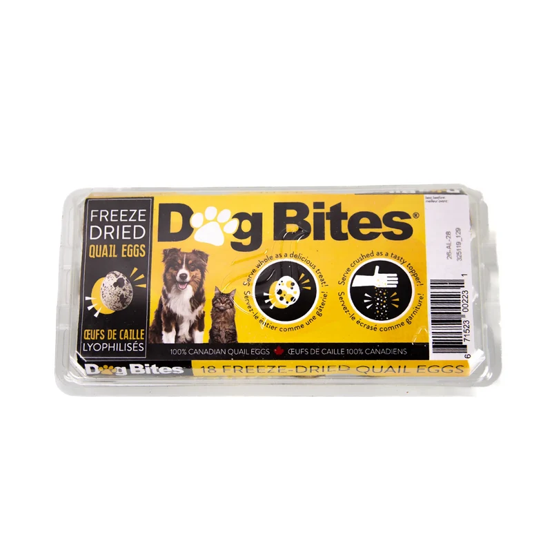 Dog Bites - Œufs de Caille - Lyophilisés - 18ct