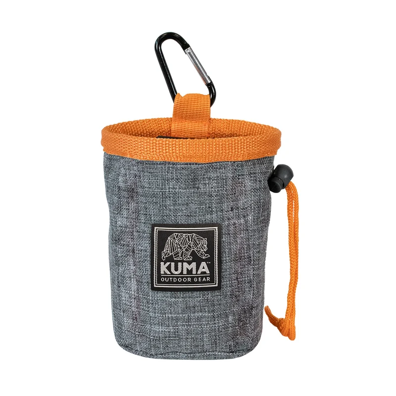 Kuma - Outdook Gear - Chien - Good Dog - Pochette à Gâterie - Heather Grey - Orange