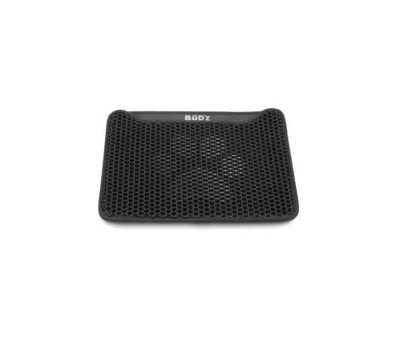 Bud'z - Tapis à Litère - Double Couche - Noir - Moyen