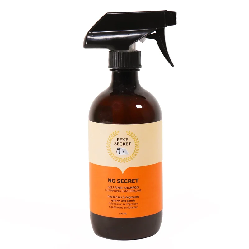 Shampoing naturel sans rinçage pour chien et chat No Secret