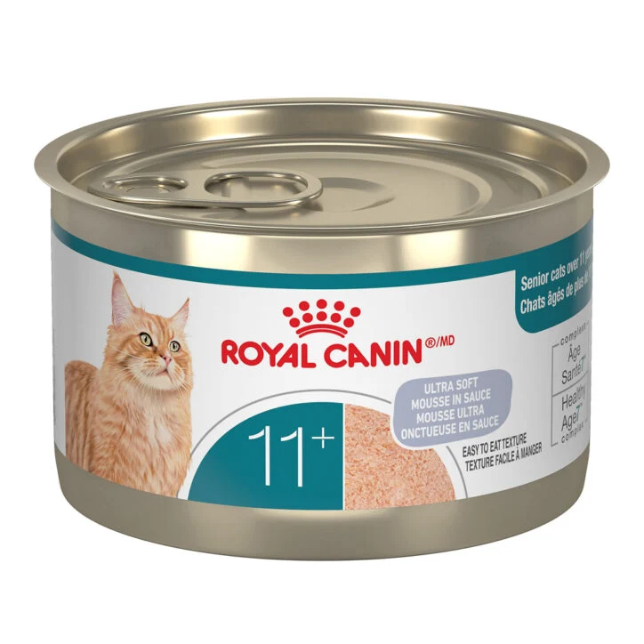 Conserve pour chat Royal Canin - Caisse de 24 - Mousse pour chat agé 11+ 145g
