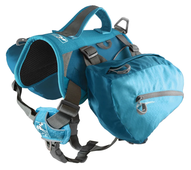 Kurgo Sac à Dos Baxter Pour Chien, Huit Points De Réglages - Bleu