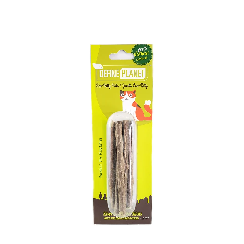 Define Planet - Bâtonnets Dentaires de Matatabi pour Chats, Paquet de 6