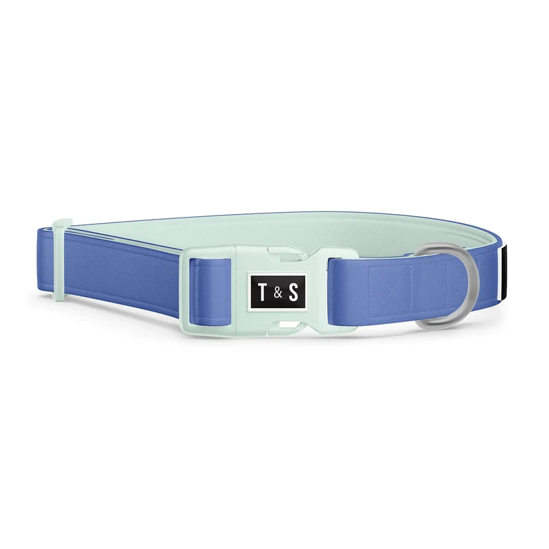 Tella et Stella - Collier - Bleu Hydrangé - Chien
