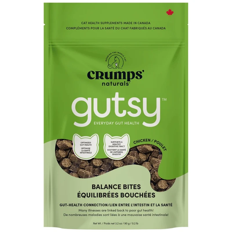 Crumps' Naturals Gutsy Gâteries pour chat - Bouchées équilibrées - 90 gr