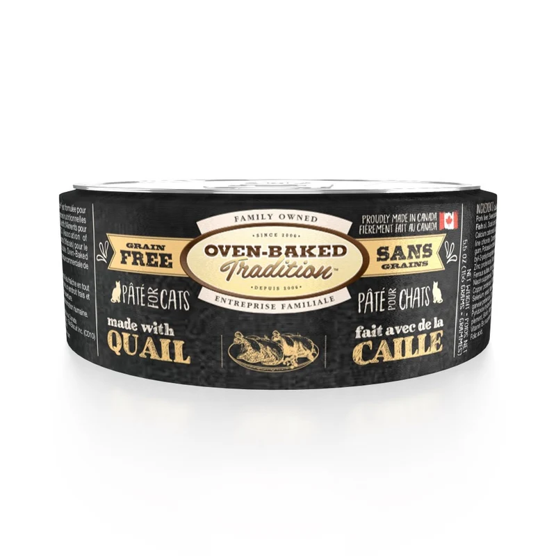 Oven-Baked Tradition Nourriture en conserves pour chat - Pâté de caille 5.5 oz
