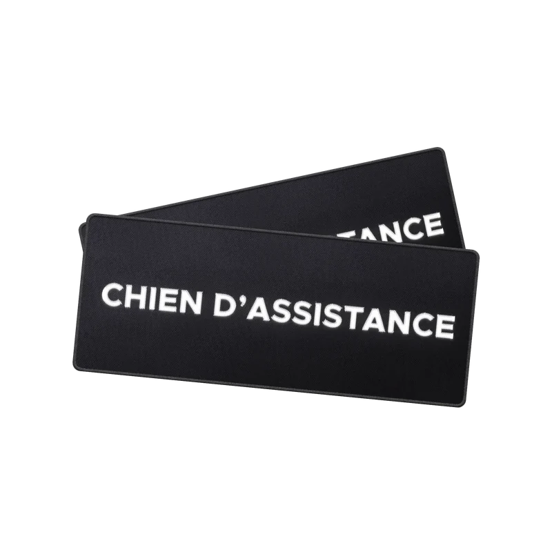 Écussons Chien d'Assistance pour Harnais Le Bon Chien