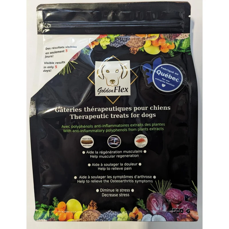 GoldenFlex - Supplément Anti-Inflammatoire Naturel en Gâteries