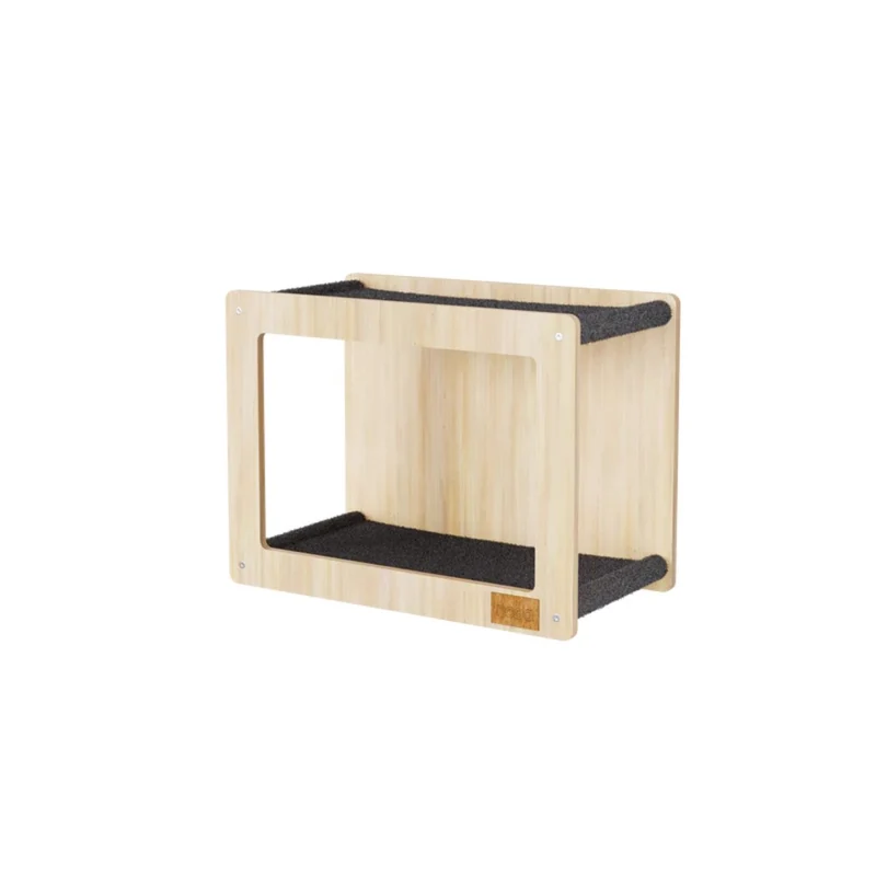 Noba Origin – Collection murale – La cabane carrée double hamac - Gris