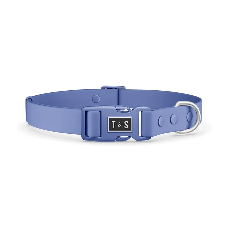 Tella et Stella - Collier - Imperméable - Bleu Hydrangée - Chien