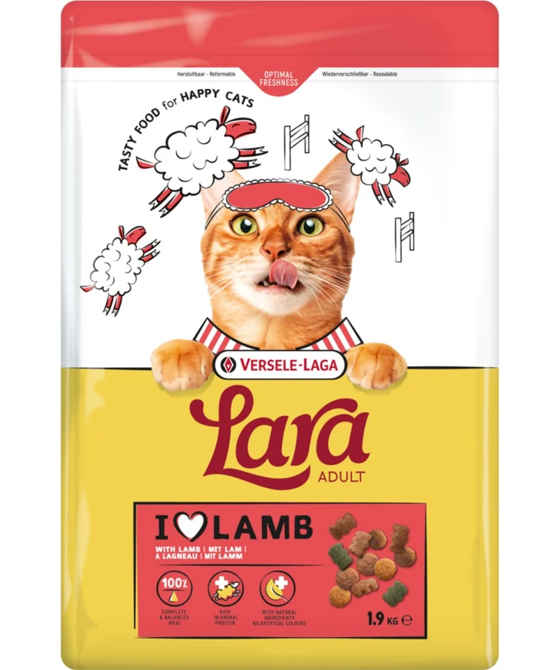 Versele-Laga Nourriture pour chat adulte Lara - Saveur d'agneau