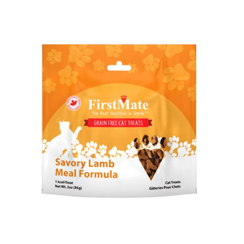 First Mate Chat friandises agneau savoureux 3 oz