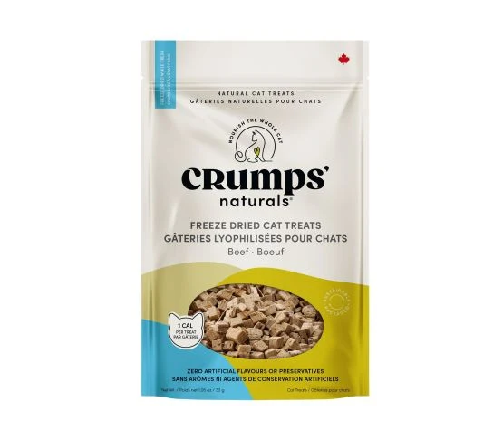 Crumps' Naturals - Gâterie - Boeuf Lyophilisé - 30gr - Chat