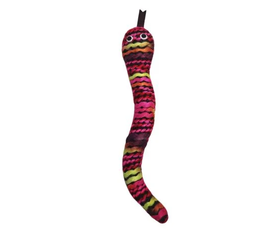 Bud'Z - Jouet - Herbe à Chat - Serpent en Laine - Multicolore - 23cm