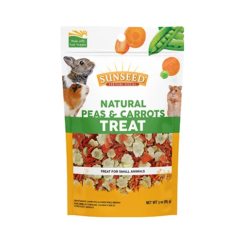 Sunseed - Gâteries - Pois et carotte - Petits animaux - 20g