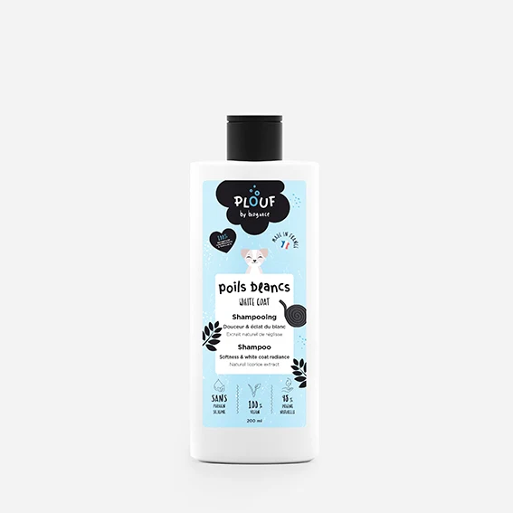 Biogance - Plouf - Shampoing - Poils Blanc - Chien