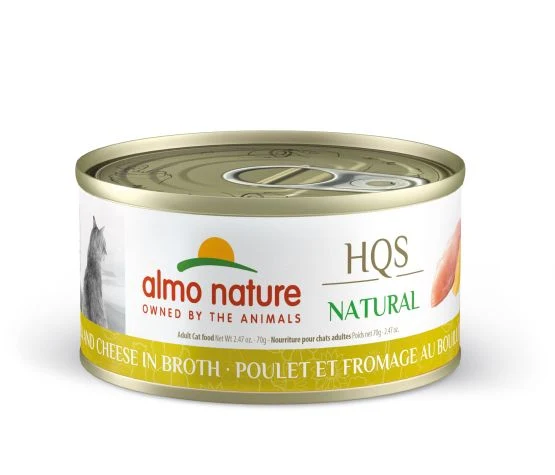 Almo Nature - HQS Natural - Poulet et Fromage - 70gr - Chat