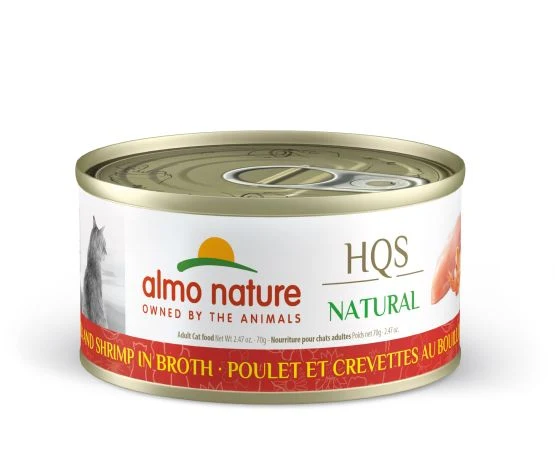 Almo Nature - HQS Natural - Poulet et Crevette - 70gr - Chat