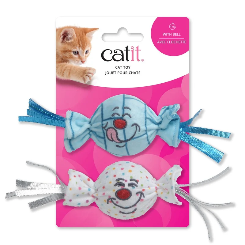 Jouet Catit pour chats - Bonbons avec grelot - Paquet de 2