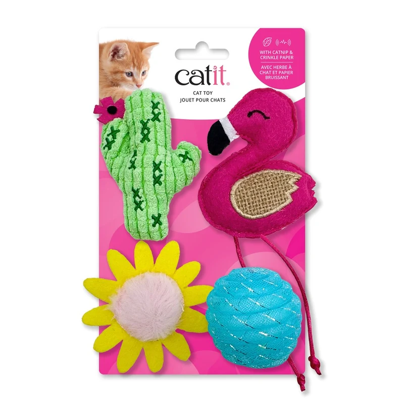 Jouet Catit pour chats - Ressorts - Paquet de 4