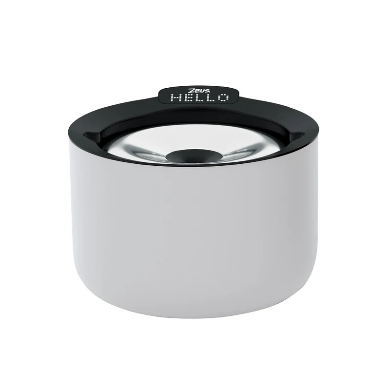 Abreuvoir intelligent Zeus Oasis Plus - Gris pâle