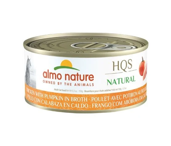 Almo Nature - HQS Natural - Poulet & Potiron - Bouillon - 150gr - Chat