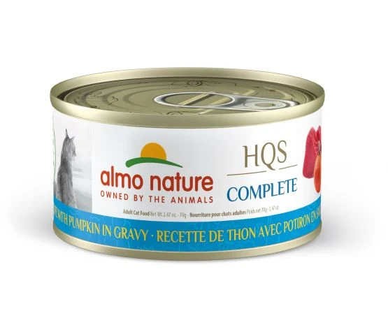 Almo Nature - HQS Complete - Thon et Citrouille - 70gr - Chat