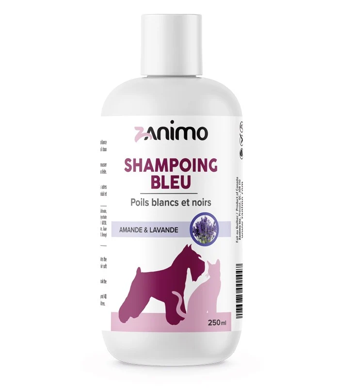 Zanimo - Shampoing Bleu - Amande et Lavande - 250ml