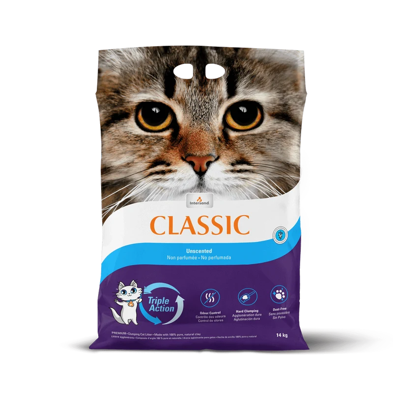 Intersand - Classic - Litière Agglomérante Premium 14kg
