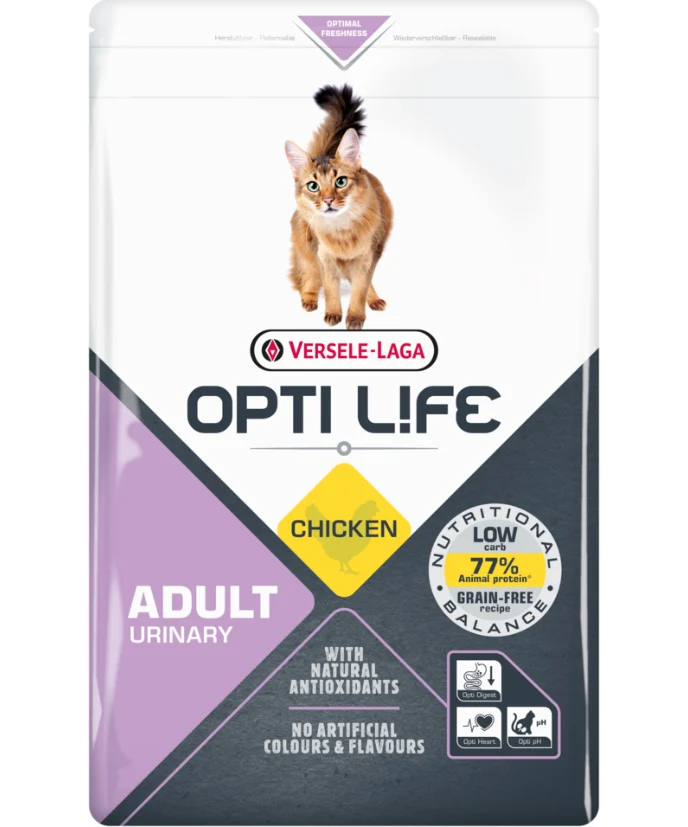 Opti-Life au poulet pour chat adulte URINARY CHICKEN 2,5Kg