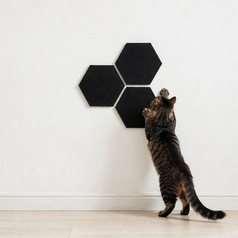Hexagonal Wall Scratchers