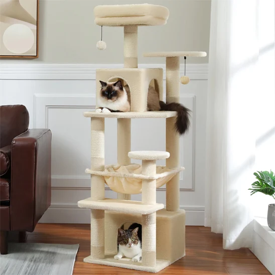 Arbre a chat-multiplateforme™ beige gris vert
