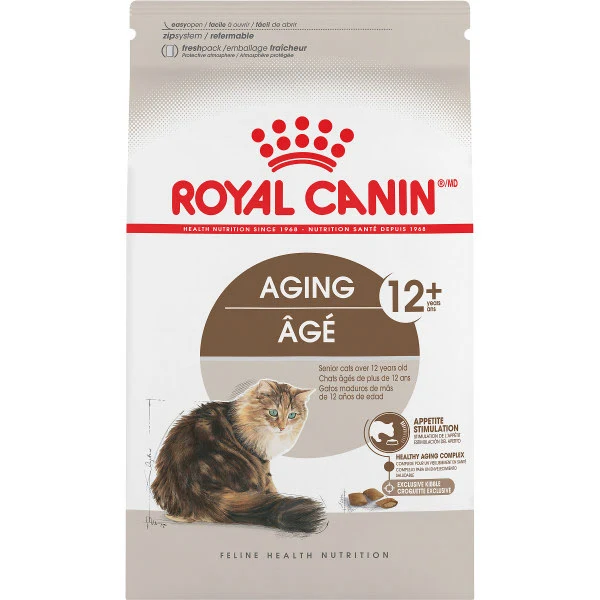Royal Canin - Chat Âgé 12+, Nourriture Sèche pour Chats Âgés