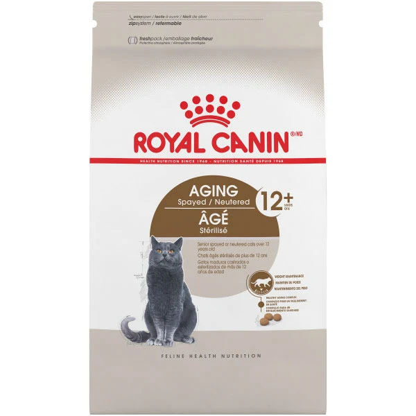 Royal Canin - Chat Âgé Stérilisé 12+, Nourriture Sèche pour Chats Âgés