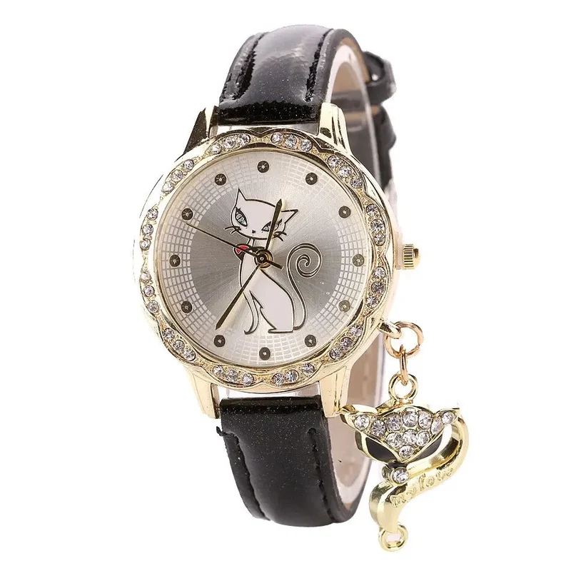 Montre à Pendentif Chat