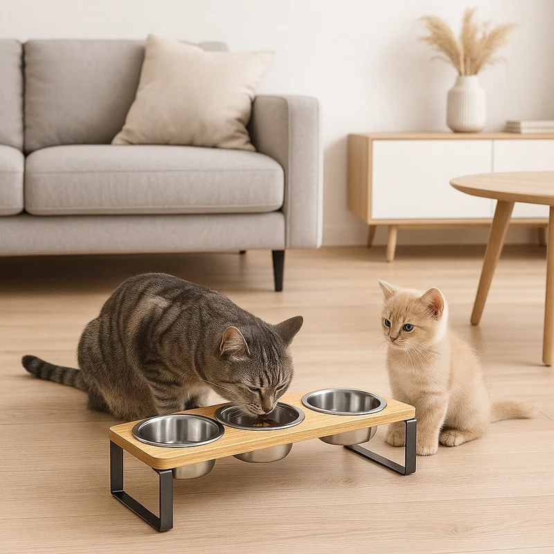 gamelle chat surélevée | Repas en Hauteur