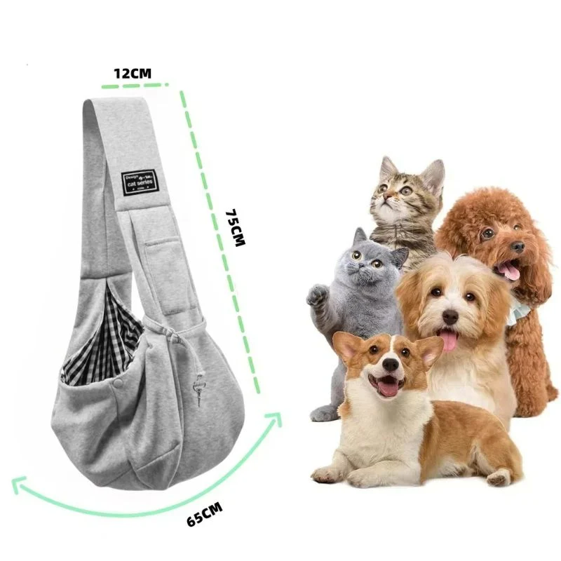 Sacoche pour chat à bandoulière