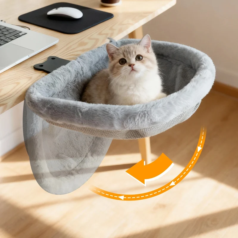 Hamac pour Chat Bureau Pliable