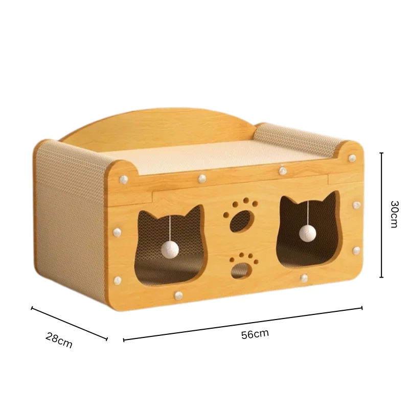 Panier griffoir design et robuste pour chats