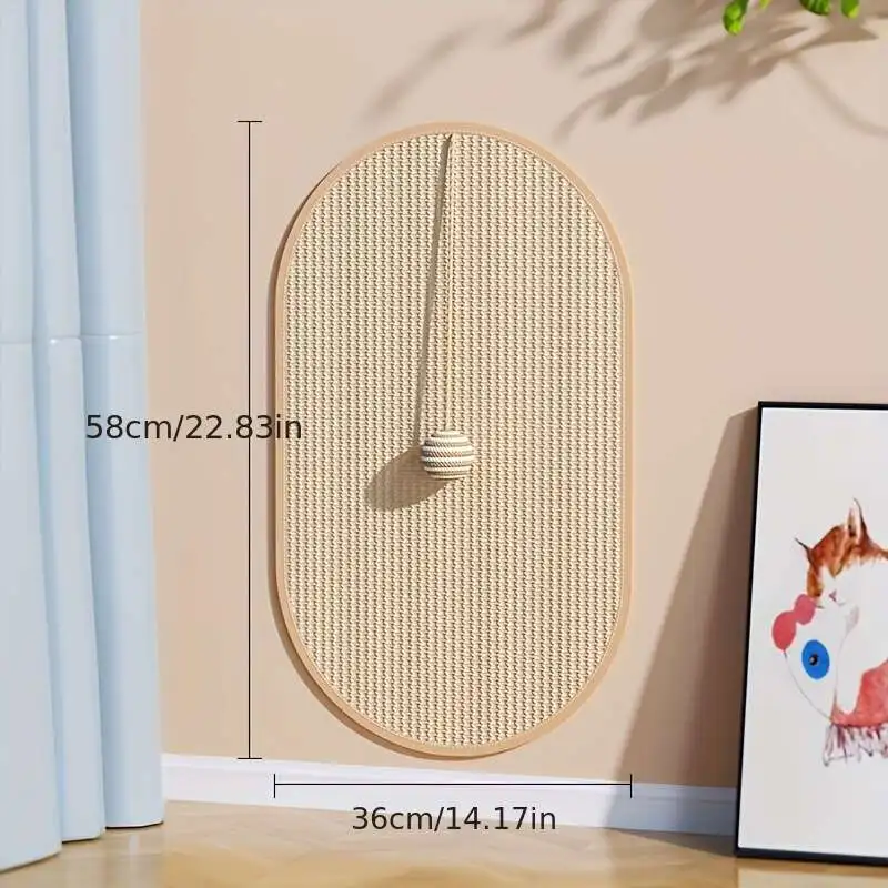 Griffoir mural 3-en-1 pour chat