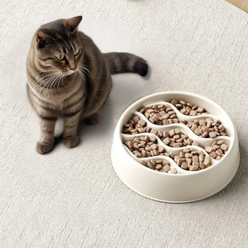 gamelle anti glouton chat | Gourmandise Rationnée