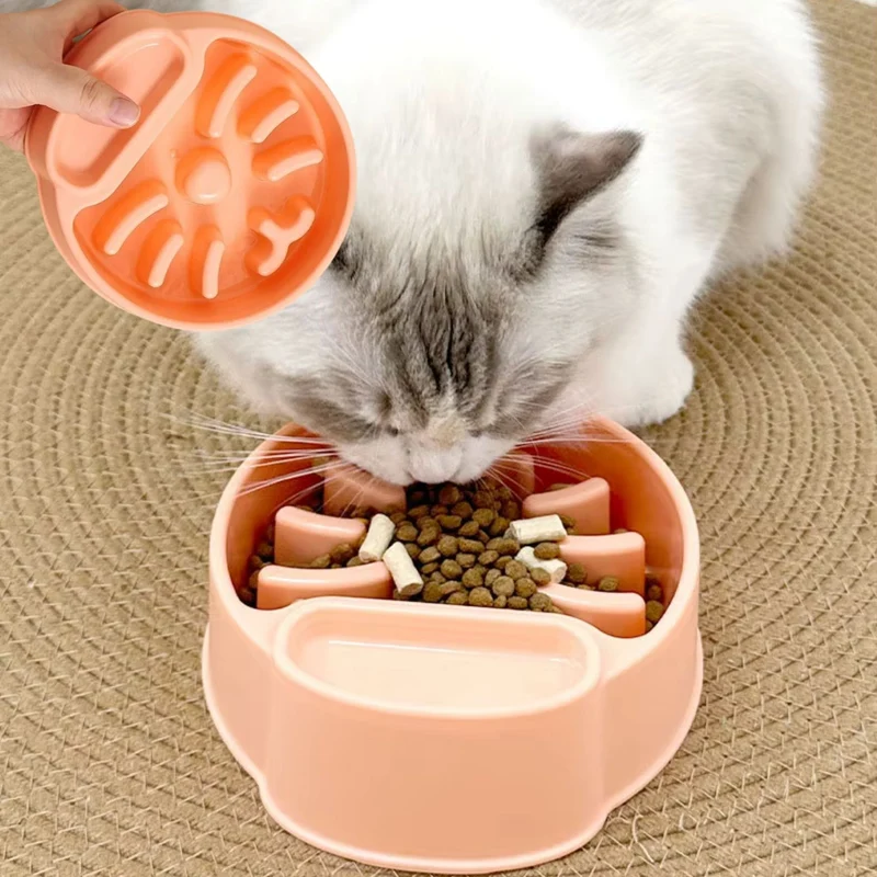 gamelle anti glouton chaton | Ralentisseur de Repas