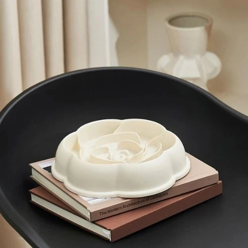 gamelle anti glouton fleur