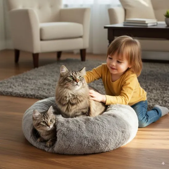 panier chat tunnel