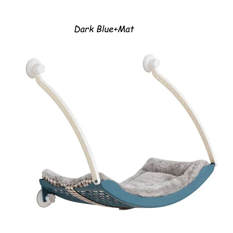 Hamac de fenêtre pour chat – Lit suspendu avec coussin polaire amovible